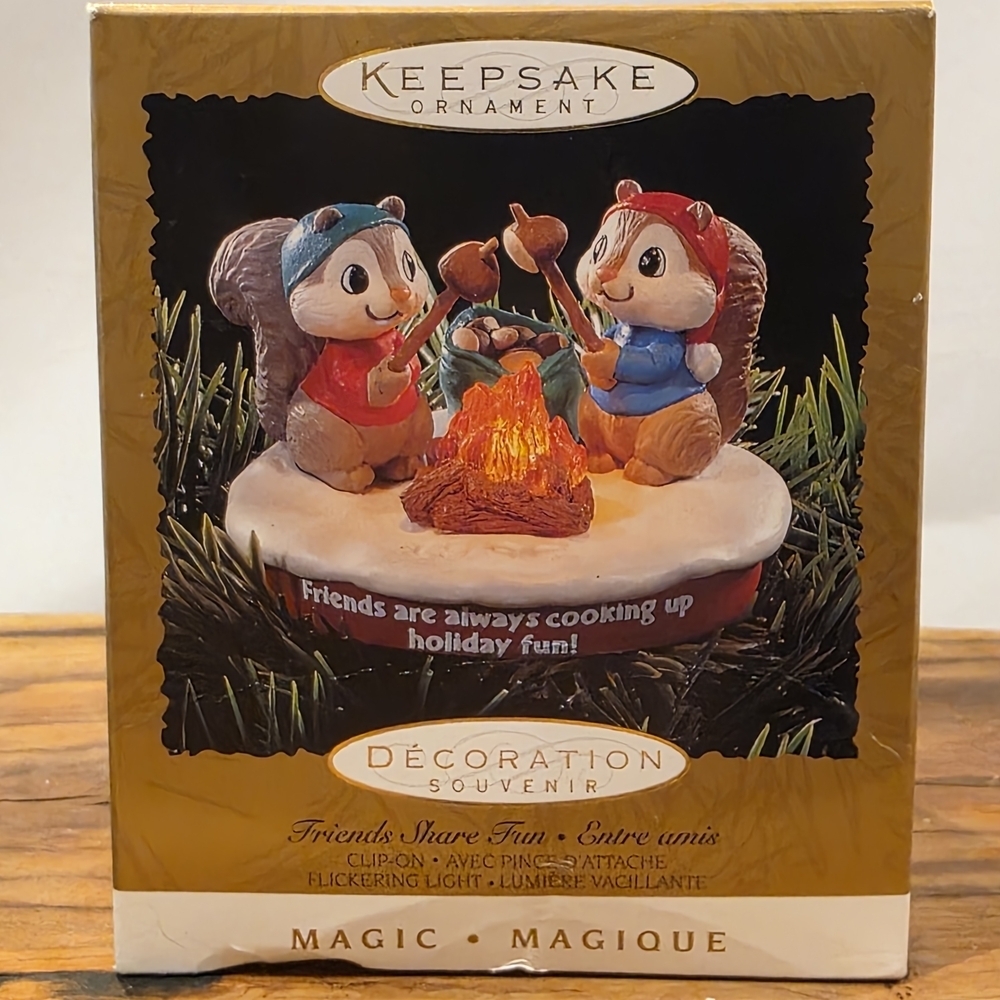 Hallmark Keepsake Ornament Friends Share Fun Magic Clip On Ornament